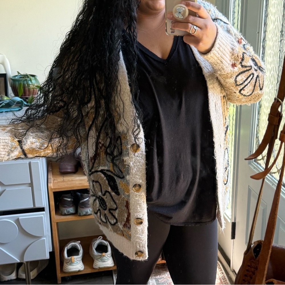 Free people Alexis floral sweater - Picture 4 of 4